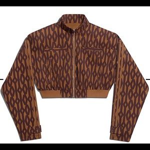 IVY PARK Crop Monogram Track Jacket